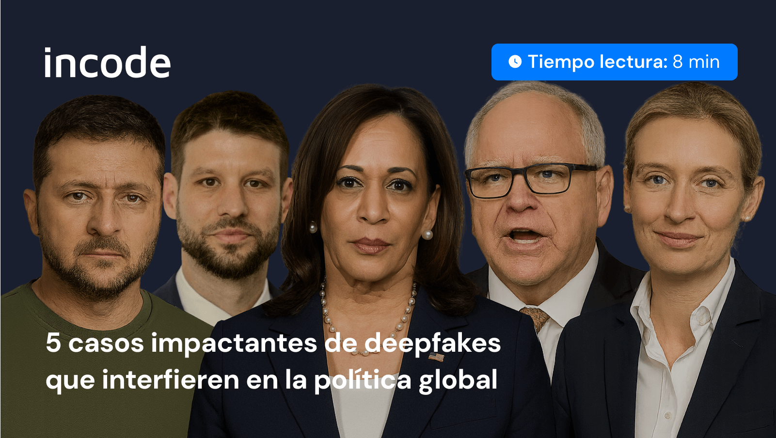 Los deepfakes se han utilizado para interferir en la política y para influir en la opinión pública durante las elecciones y cambiar la intención de voto.